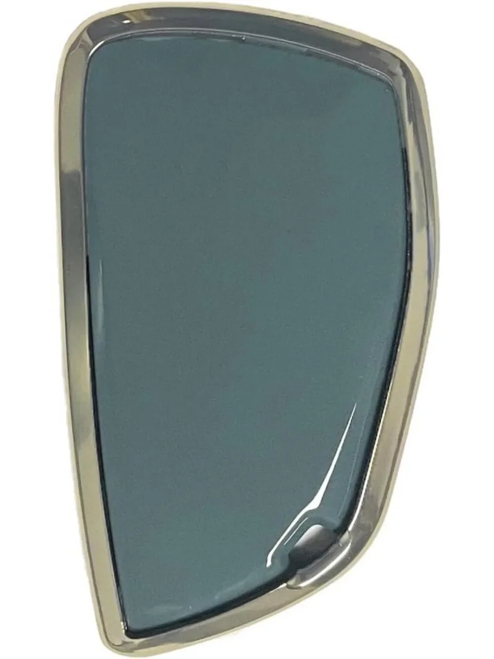 Stylish Green & Gold Key Fob Cover with Keychain for Chevy GMC Hummer EV